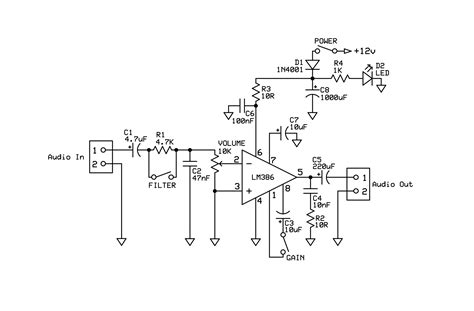 Simple LM386 Audio Amplifier For Radio Projects