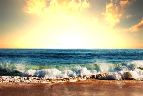 Wallpaper : sunlight, sunset, sea, shore, sand, sky, beach, sunrise ...