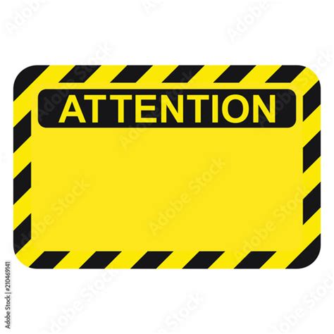 Attention Sign Template Word No Entry Signs Poster Template Free ...