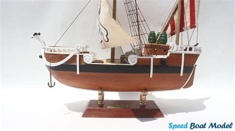 One Piece Sailing Ship Model 15.7" - Speed Boat Model