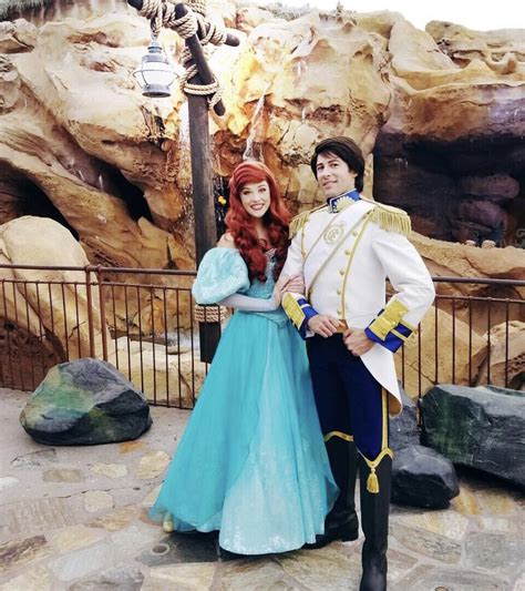 Ariel and Prince Eric | Disney face characters, Disney cosplay, Disney princess ariel