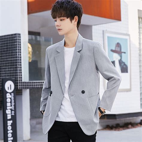 Korean Men Fashion Blazer