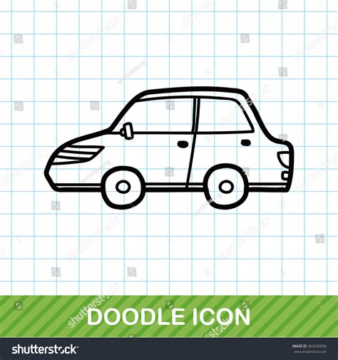 Car Doodle Stock Vector (Royalty Free) 363530036 | Shutterstock