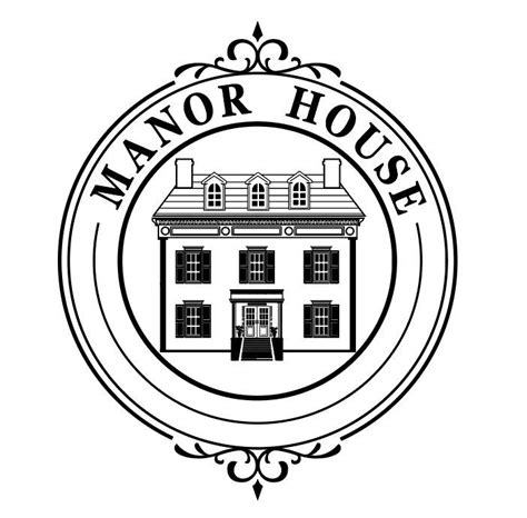 Logo design for Manor House | Logo design, Construction business cards, Round logo