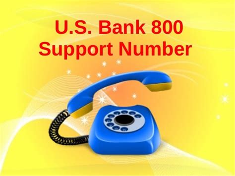 U.S. Bank 800 Support Number