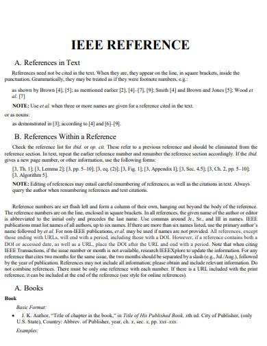 IEEE Citation - 29+ Examples, Format, How to Write, PDF