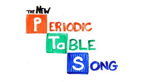 The New Periodic Table Song by AsapScience