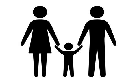 Family Clipart Silhouette - Silhouette Family Holding Hands is a free transparent png image ...