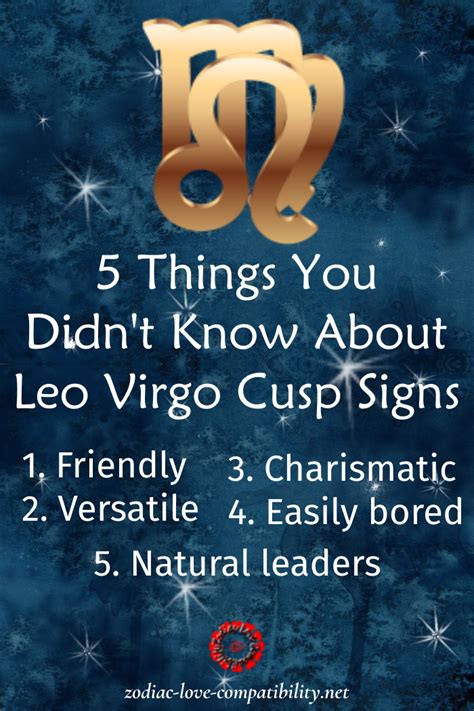 All About Leo Virgo Cusp Signs - What are they like? | Cusp signs, Leo ...