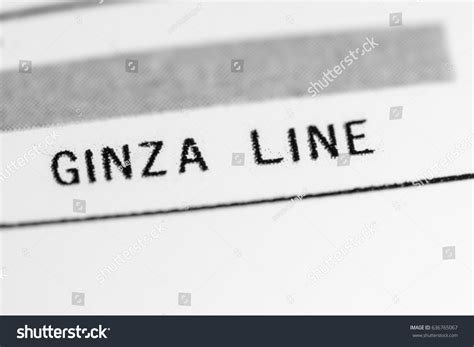 Ginza Line Station Tokyo Metro Map Stock Photo 636765067 | Shutterstock