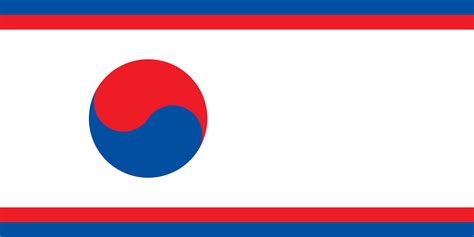 Flag of unified Korea : r/vexillology