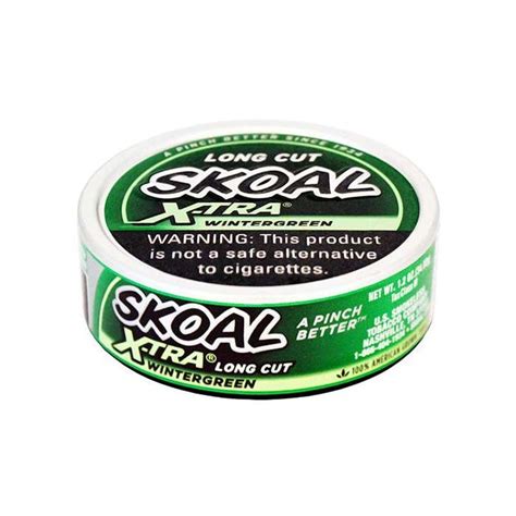 Order Skoal Xtra Wintergreen 1.2oz Long Cut Northerner US