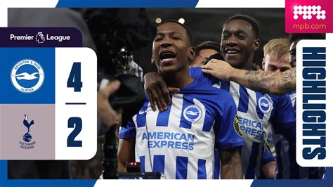 PL Highlights: Brighton 4 Spurs 2