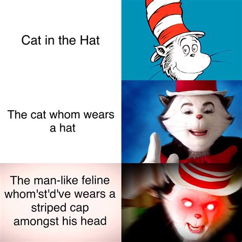 Cat In The Hat Meme Template