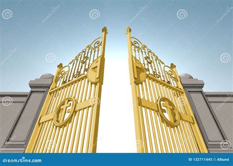 Heavens Pearly Gates Stock Image | CartoonDealer.com #132711445