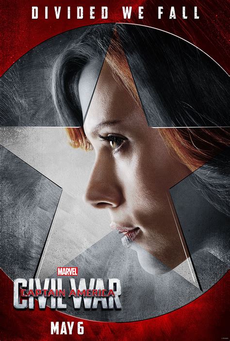 captain america civil war black widow poster