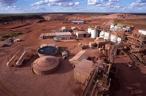 Gold Mine Processing Plant Equipement and Structures Editorial Image ...