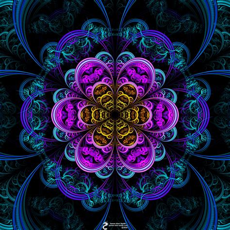 Blooming fractal flower by James Alan Smith – James Alan Smith