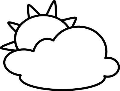 sun Cloud clip art black and white arts for free download on jpg – Clipartix