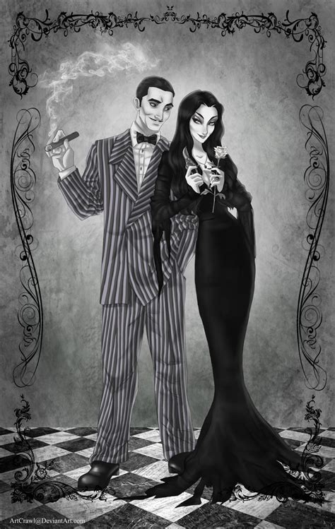 Gomez and Morticia by ArtCrawl on DeviantArt