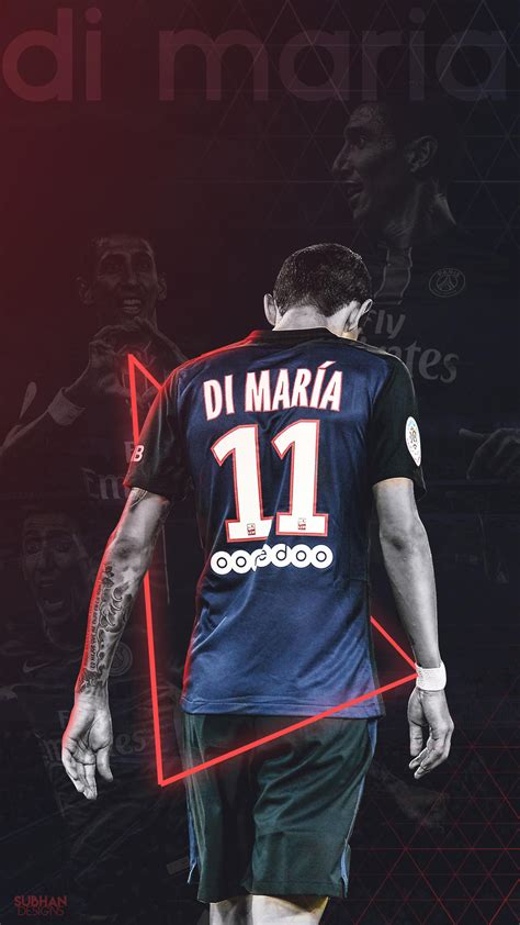 Di maria Mobile wallpaper 2016 PSG by subhan22 on DeviantArt