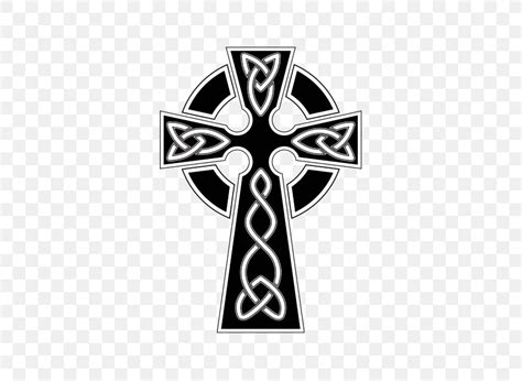 black and white celtic cross - Clip Art Library