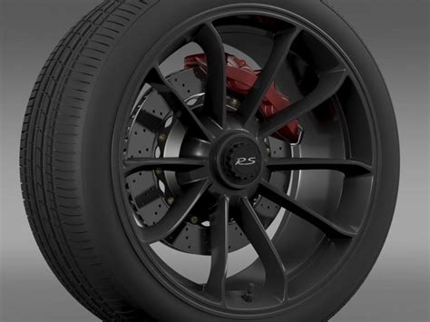 Porsche 911 GT3 RS 2015 wheel 3D Model - FlatPyramid