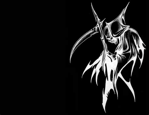 Dark Gothic Scythe - HD Wallpaper