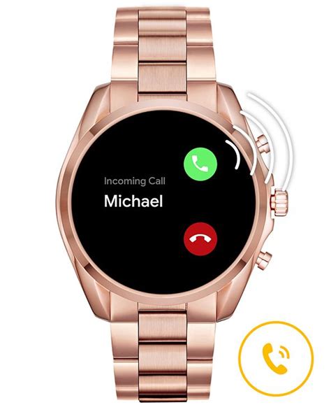 Michael Kors Access Gen 5 Bradshaw Rose Gold-Tone Stainless Steel ...