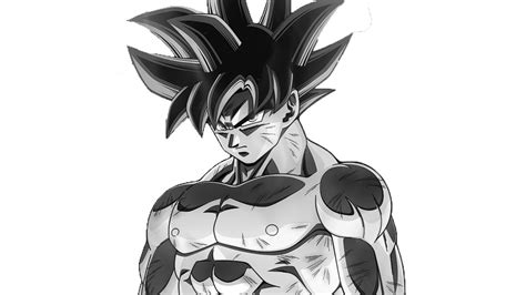 Goku Ultra Instinct Black And White | Images and Photos finder