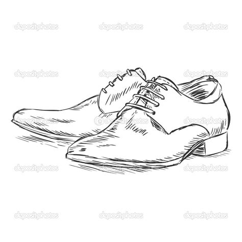 Walking Shoes Drawing at GetDrawings | Free download