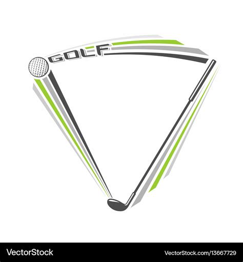 Golf club Royalty Free Vector Image - VectorStock