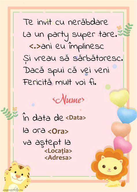 Un party super tare model cu desene animate Invitații la Ziua de nastere copii personalizate ...