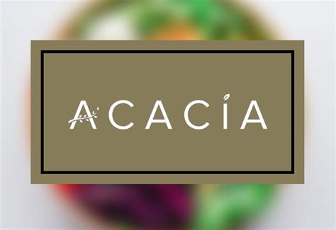 Menu - Acacia Nutrition