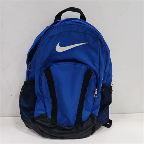 Buy the Nike Unisex Blue Backpack | GoodwillFinds