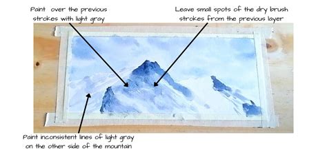 Simple Watercolor Mountain Tutorial for Beginners - My Art Aspirations