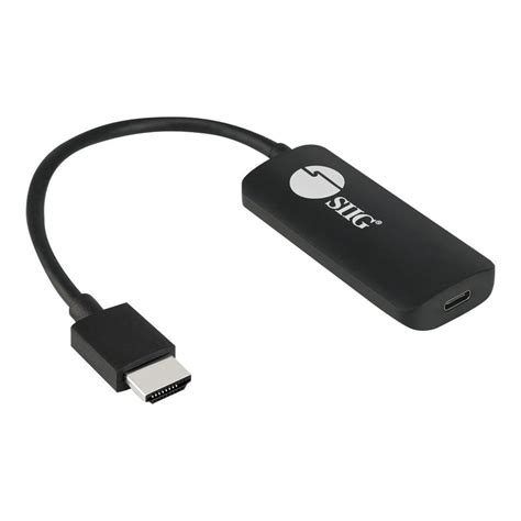 SIIG HDMI to USB-C Port 4K 60Hz Converter Adapter - Video interface converter - HDMI, Micro-USB ...