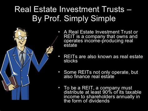 Real estate investment trusts