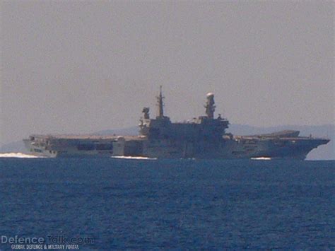 Italian aircraft carrier Cavour in sea trials July 2007 | DefenceTalk Forum