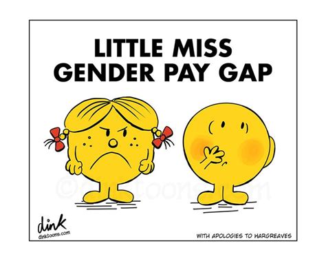 Little Miss Gender Pay Gap cartoon | Cartoon, Cartoonist, Gender pay gap