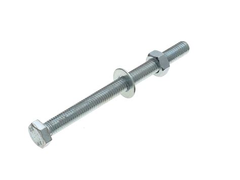 M8 Hex Bolt (L) 100mm (Dia) 8mm, Pack of 10 | Departments | DIY at B&Q