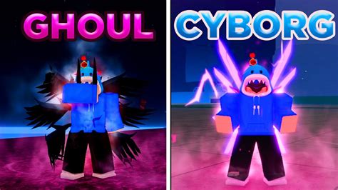 DESPERTEI AS RAÇAS GHOUL E CYBORG V4 NO BLOX FRUITS!!! - YouTube