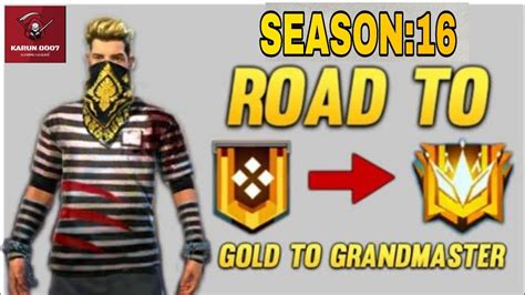 Season 16 Road To Grandmaster || Free Fire|| Episode:1 - YouTube