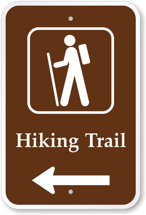 Trail Signs, Hiking Signs, Hiking Trail Symbols & Trail Markers.