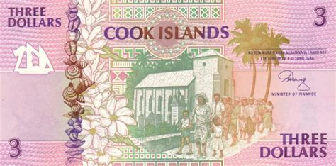 Cook Islands 3 Dollars - Foreign Currency