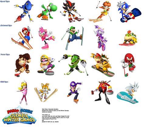 Mario Sonic Olympic Winter Games Characters | Hot Sex Picture