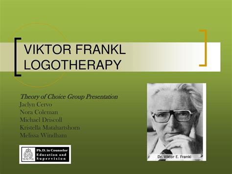 PPT - VIKTOR FRANKL LOGOTHERAPY PowerPoint Presentation, free download - ID:729227