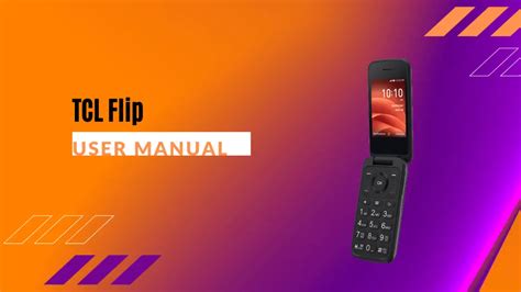 TCL Flip Phone (4056L/4056W) User Manual - PhoneCurious