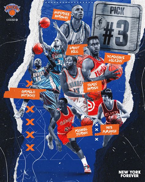 New York Knicks | Former #3 NBA Draft Picks on Behance