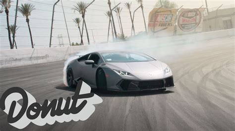 Making a Lamborghini, first test: drifting | #HuracanDrift | Donut Media - YouTube